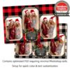 Holiday Buffalo Plaid Postcard