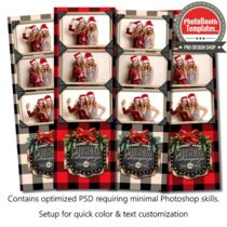 Holiday Buffalo Plaid 3-up Strips