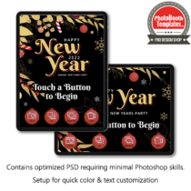 Holiday Floral iPad Welcome Screens