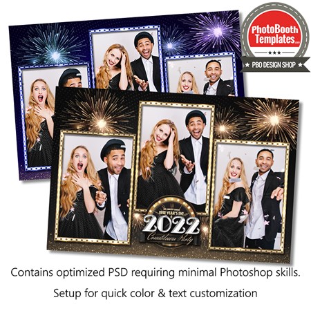 New Year Fireworks Countdown Postcard