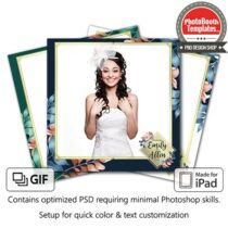 Romantic Watercolor Floral Square (iPad)