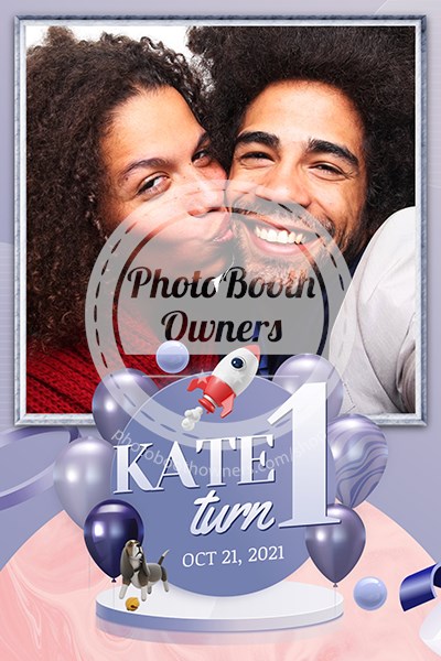 Bubblegum Kids Birthday Portrait (iPad)
