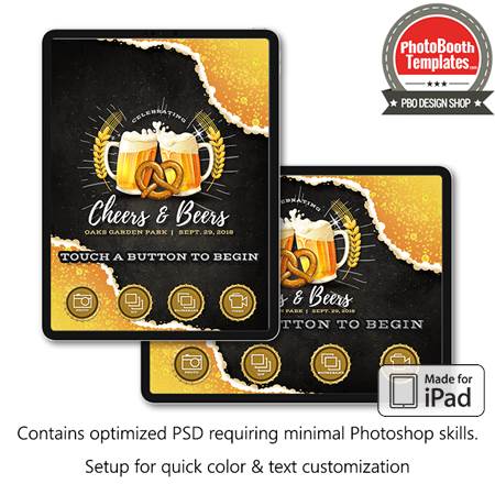 beers and cheers ipad welcome screen templates
