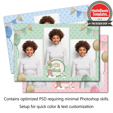 Teddy Bear Baby Shower Postcard 1 Teddy Bear Baby Shower Postcard