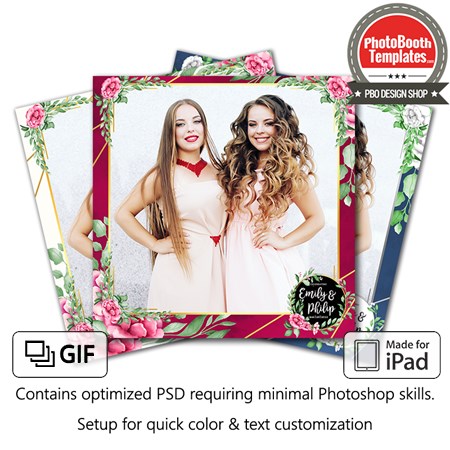 Alluring Floral Square (iPad)