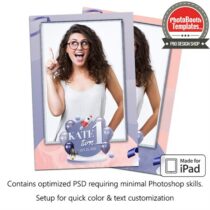Bubblegum Kids Birthday Portrait (iPad)