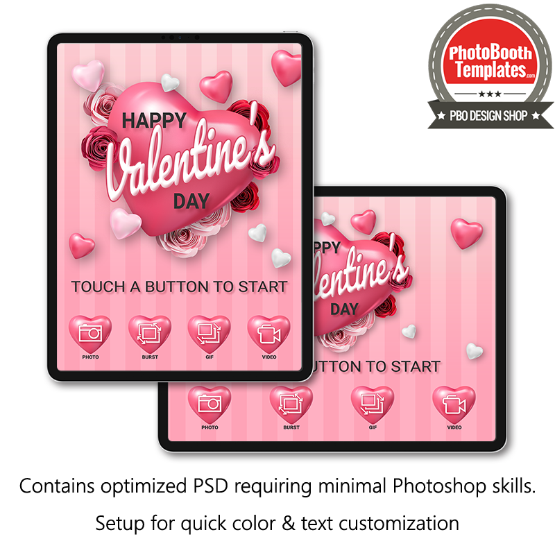 Heart's Desire iPad Welcome Screens
