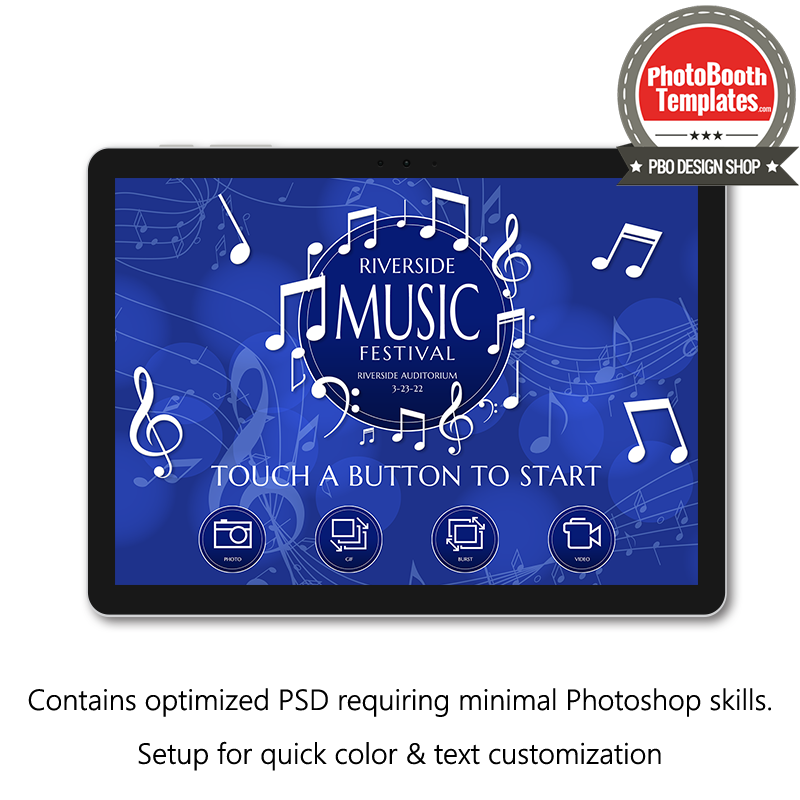 Music Celebration PC Welcome Screens