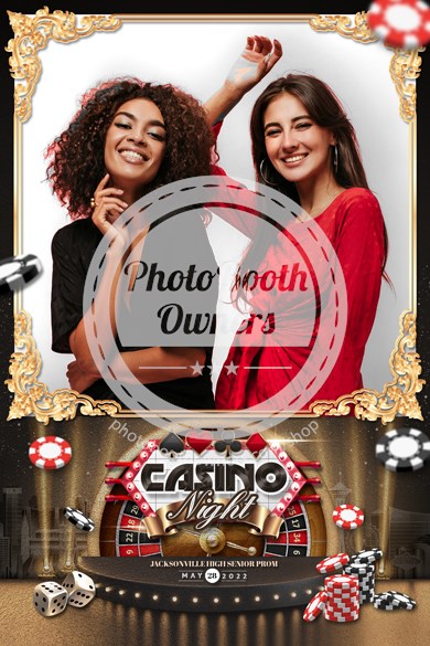 Casino Night Glam Portrait (iPad)
