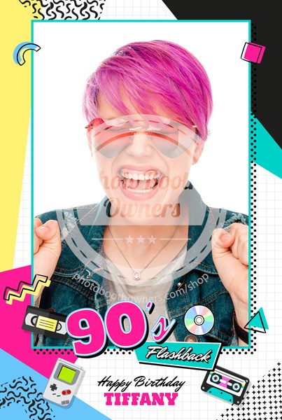 90’s Throwback Celebration Portrait