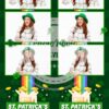 St. Patrick’s Festivity 3-up Strips