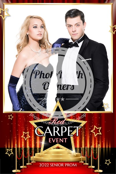 Red Carpet Celebration Portrait (iPad)