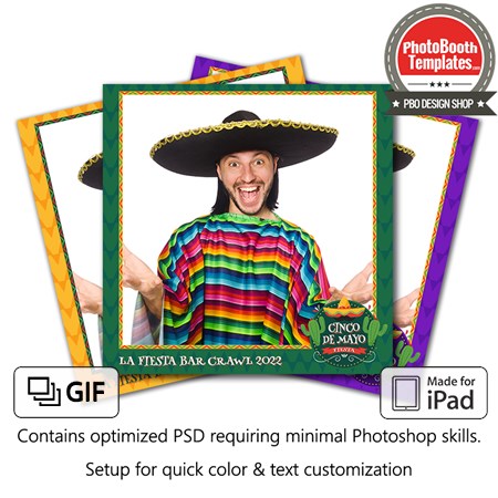 Cinco De Mayo Celebration Square (iPad)