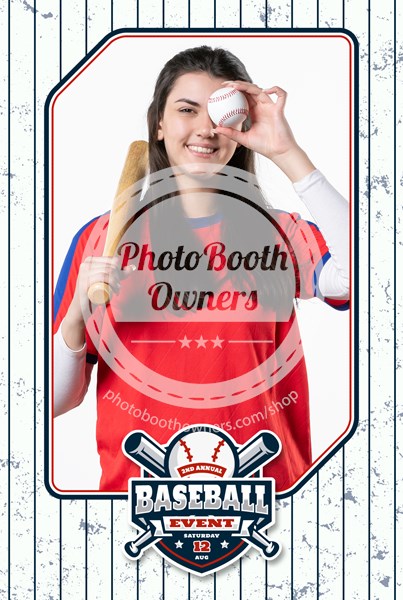 Baseball Pinstripes Portrait