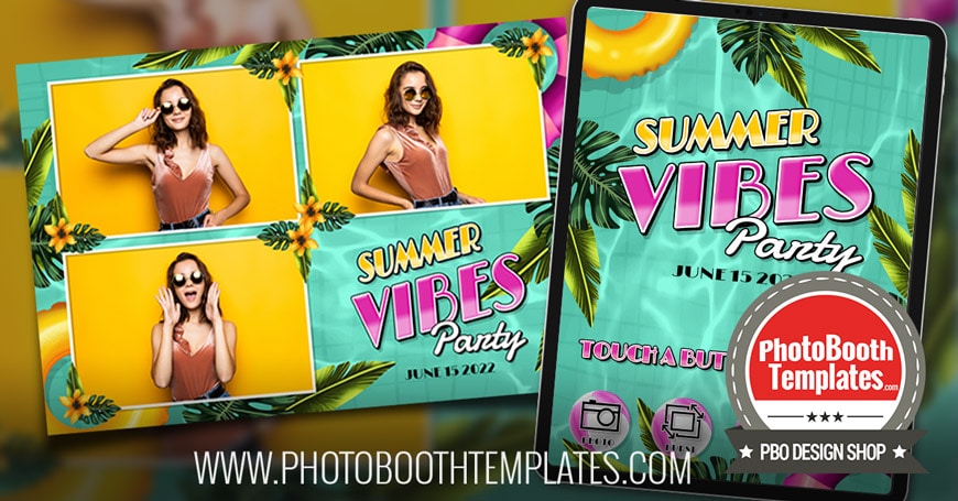 20220601 fun summer tropical themed photo booth templates 870x455 1