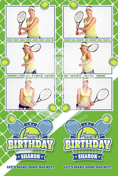 Tennis Celebration 3-up Strips 2 Tennis Celebration 3-up Strips