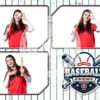 Baseball Pinstripes Postcard