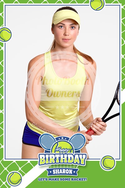 Tennis Celebration Portrait (iPad)