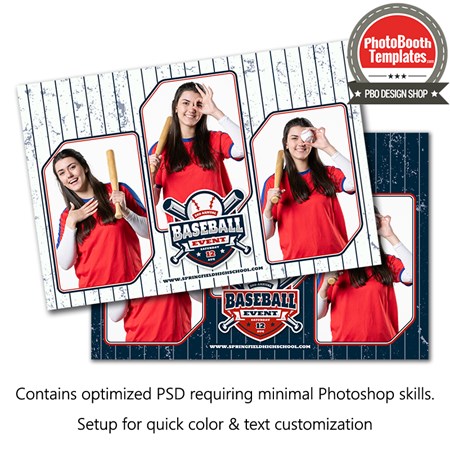 Baseball Pinstripes Postcard