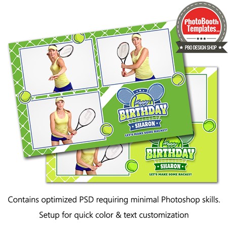 Tennis Celebration Postcard