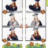 Groovy Graduation 3-up Strips