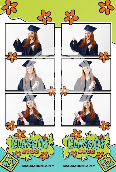 Groovy Graduation 3-up Strips