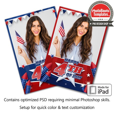 Patriotic Festivity Portrait (iPad)