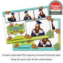 Groovy Graduation Postcard