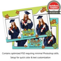 Groovy Graduation Postcard