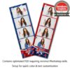 Patriotic Festivity 4-up Strips