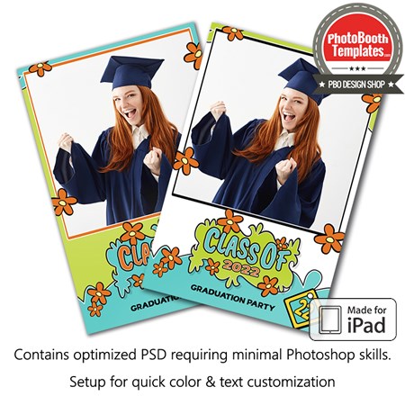 Groovy Graduation Portrait (iPad)