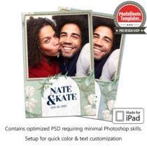 White Roses Wedding Portrait (iPad)