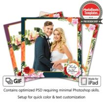 Vibrant Floral Wedding Square (iPad)