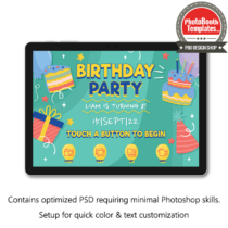 Birthday Blast PC Welcome Screens