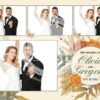 Boho Floral Wedding Postcard