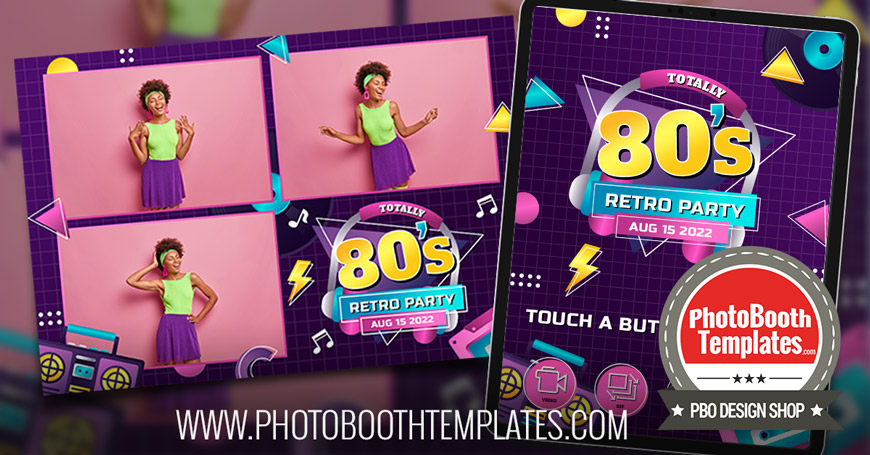 20220914 80s retro throwback photo booth templates 870x455 1