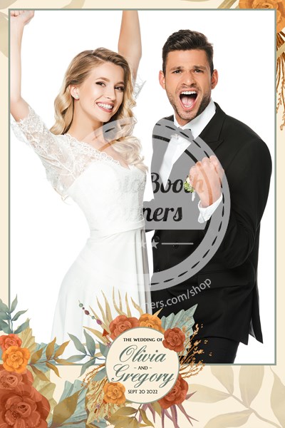 Boho Floral Wedding Portrait (iPad)