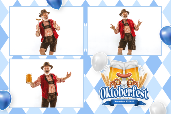 Oktoberfest Celebration 3-pose Postcard