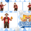 Oktoberfest Celebration 4-pose Postcard