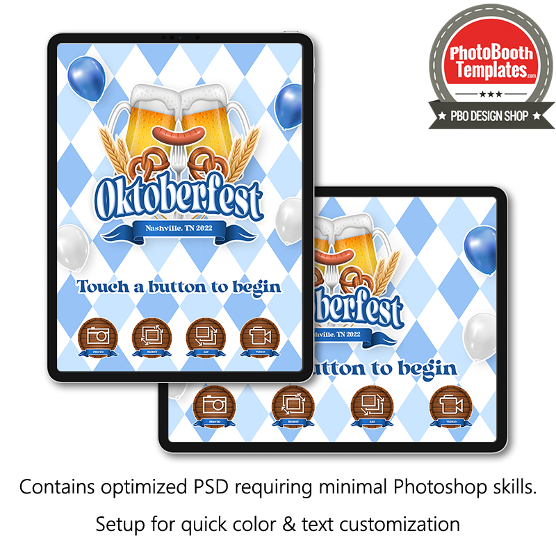 Oktoberfest Celebration iPad Welcome Screens