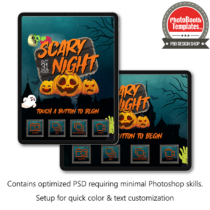 Scary Night iPad Welcome Screens
