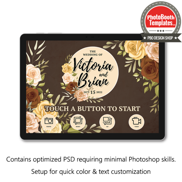 Rustic Autumn Floral PC Welcome Screens