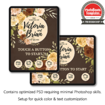Rustic Autumn Floral iPad Welcome Screens