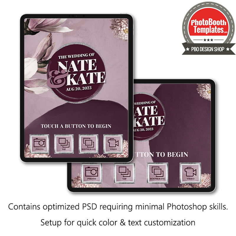 Memorable Glam Night Postcard iPad Welcome Screens