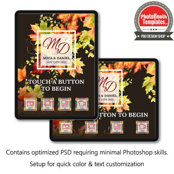 Brilliant Autumn Leaves iPad Welcome Screens