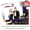 Luxurious Formal Celebration Postcard