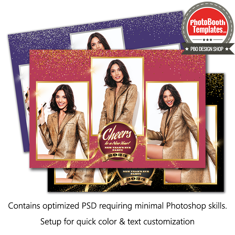 Elegant Formal 3-pose Postcard