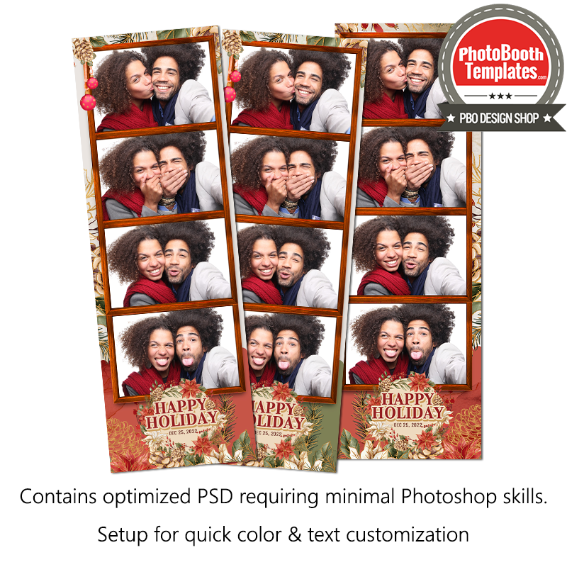 Jolly Old Elf 4-up Strips