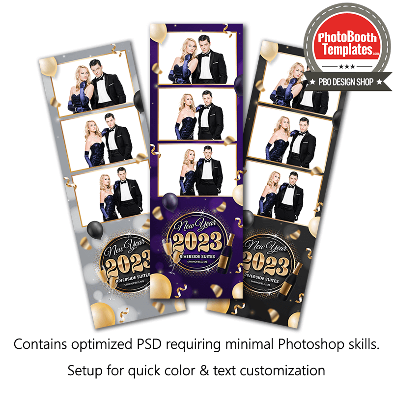 Luxurious Formal Celebration 3-up Strips