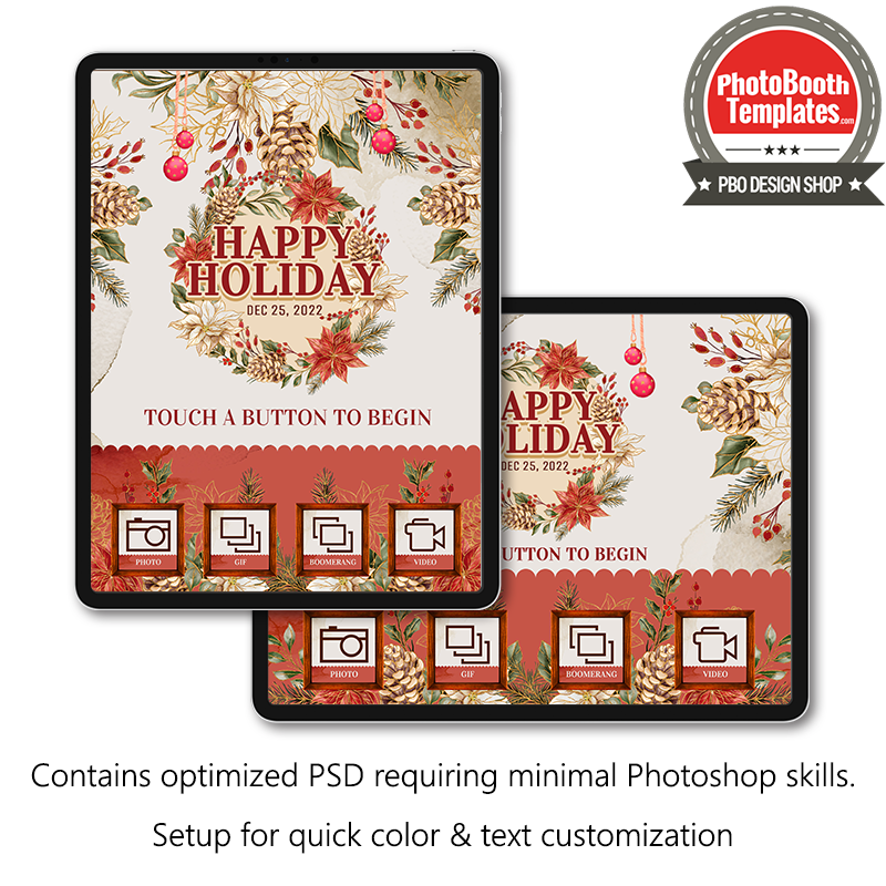 Jolly Old Elf iPad Welcome Screens